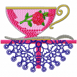 Mugs Embroidery Design 11